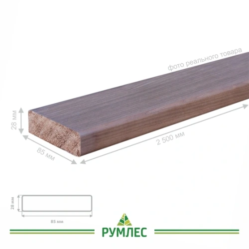картинка Полок 28*85*2500мм сорт A термоосина от магазина Румлес