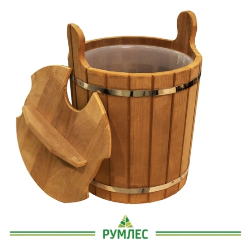 картинка Запарник термолипа с крышкой и пластиковой вставкой 13л от магазина Румлес