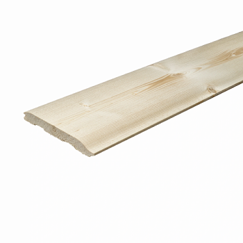 картинка Имитация бруса Финский профиль ель/сосна 17*143(135)*1000мм сорт АВ (5шт/уп) от магазина Румлес