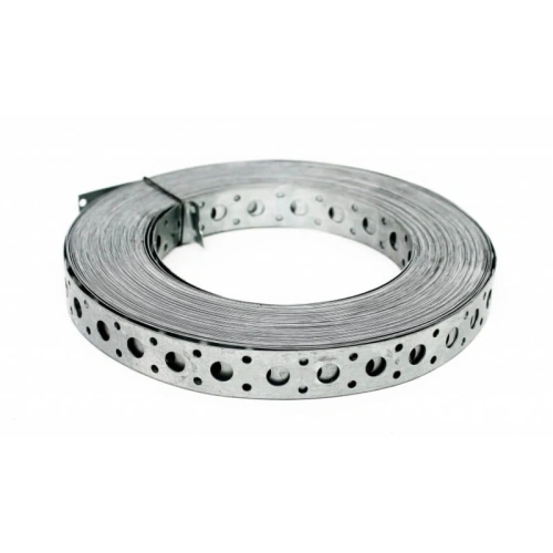 картинка Перфорированная лента оцинкованная прямая 0.55*20мм (25м) от магазина Румлес
