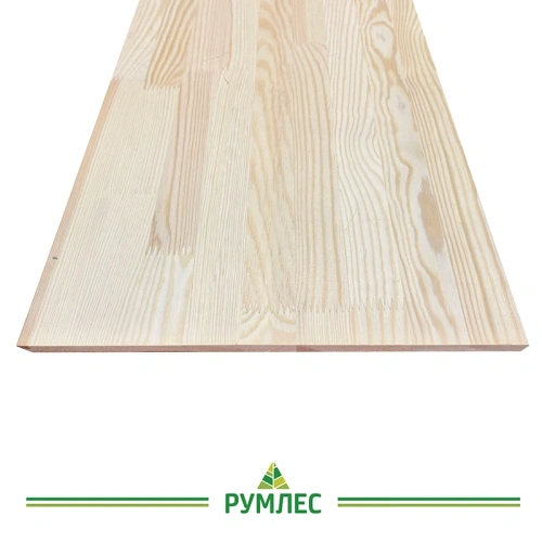 картинка Щит мебельный 18*300*2000мм Сосна сорт Экстра сращенный от магазина Румлес