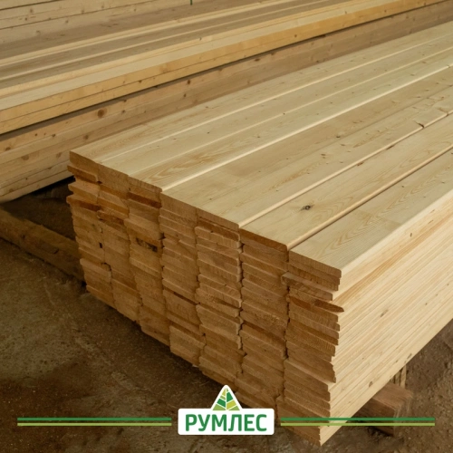 картинка Доска строганая камерной сушки 20*140*6000мм сорт АВ ель/сосна (с фаской на углах) от магазина Румлес
