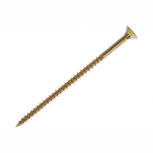 картинка Саморезы универсальные 5*80мм желтый цинк от магазина Румлес