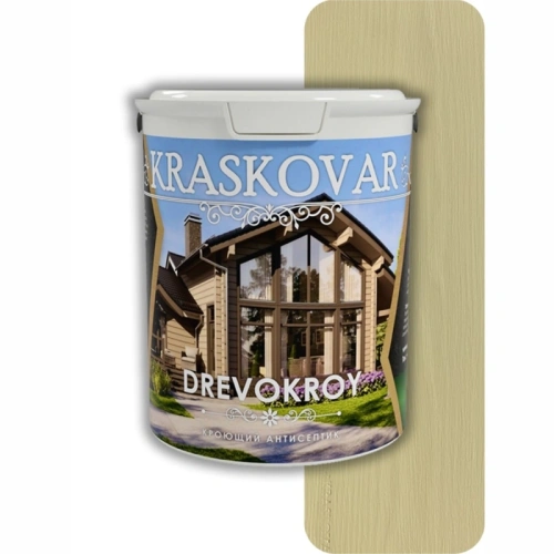 картинка Красковар Антисептик кроющий 0,9л (RAL 1015 слоновая кость) от магазина Румлес