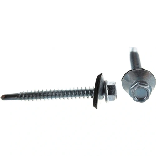 картинка Саморезы кровельные цинк 5,5*76мм металл/металл от магазина Румлес