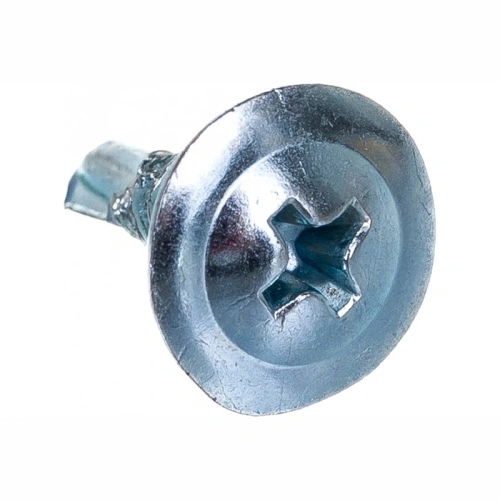 картинка Саморезы по металлу с пресс-шайбой 4.2*13мм оцинкованные от магазина Румлес