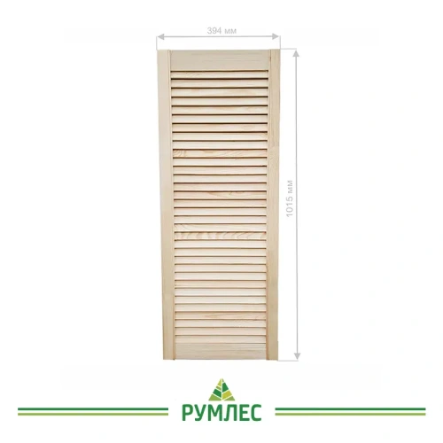 картинка Дверь жалюзийная 394*1015мм сосна сорт Экстра от магазина Румлес