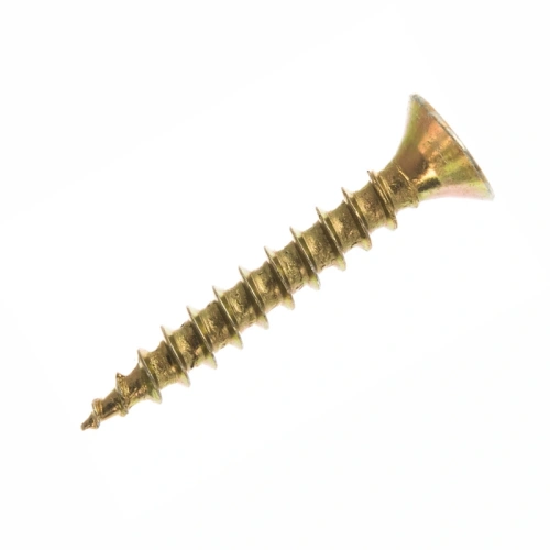 картинка Саморезы универсальные 3*20мм желтый цинк от магазина Румлес