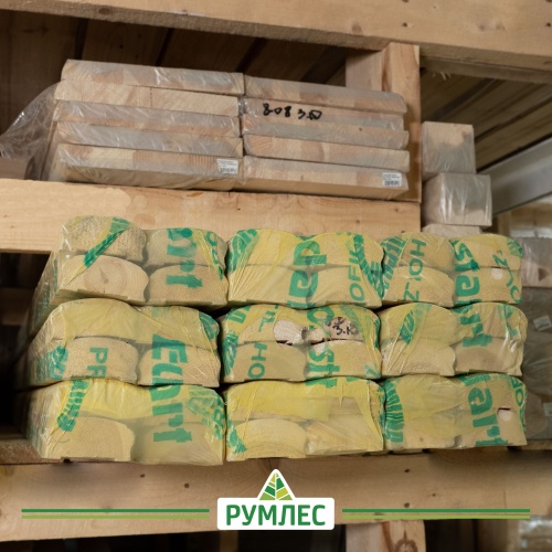 картинка Поручень 45*75*3000мм Сосна сорт Экстра под балясину 60мм от магазина Румлес