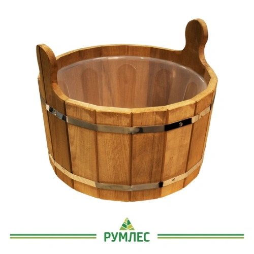 картинка Шайка термолипа с пластиковой вставкой 10л от магазина Румлес