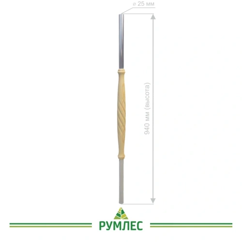 картинка Комбинированная балясина № 18 от магазина Румлес