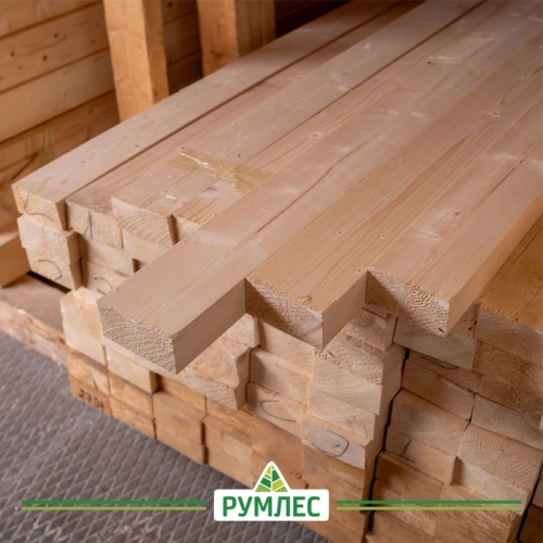 картинка Брусок/Доска строганая камерной сушки 50*100*2000мм сорт АВ ель/сосна от магазина Румлес
