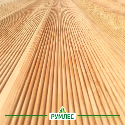 картинка Террасная доска Вельвет 27*142*3000мм сорт Экстра лиственница от магазина Румлес