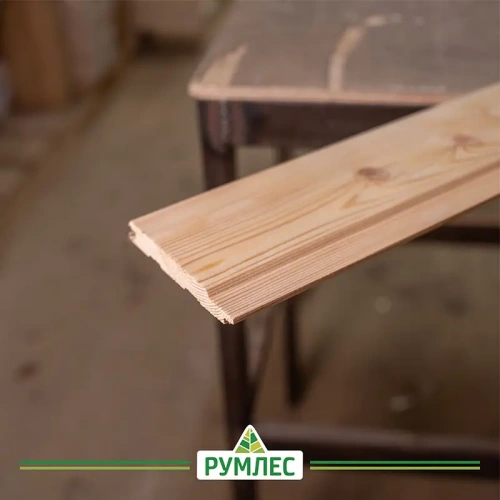 картинка Евровагонка лиственница 12,5*96(88)*1000мм сорт AB цельная (10шт/уп) от магазина Румлес