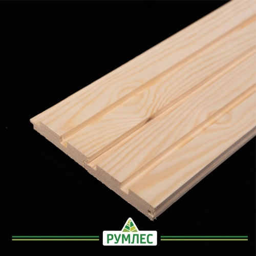 картинка Реечная вагонка 21*98(90)*3000мм сорт АВ сосна Киров (6шт/уп) от магазина Румлес