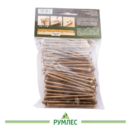 картинка Cаморезы для скрытого крепежа 4*80мм ПРОФЕССИОНАЛ Torx15 (100шт/уп) от магазина Румлес