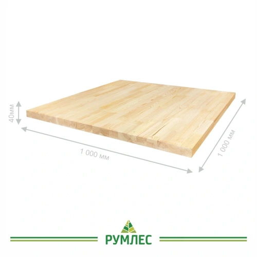 картинка Площадка 40*1000*1000мм Сосна сорт Экстра сращенная от магазина Румлес