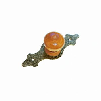 картинка Ручка декоративная Домарт мод. 3 бронза антик. 200мм береза от магазина Румлес