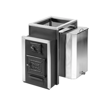 картинка Печь банная "Радуга ПБ-24Б" (под навесной бак 45л) ст.6мм от магазина Румлес