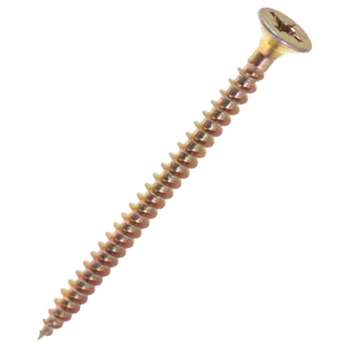 картинка Саморезы универсальные 6*70мм желтый цинк от магазина Румлес