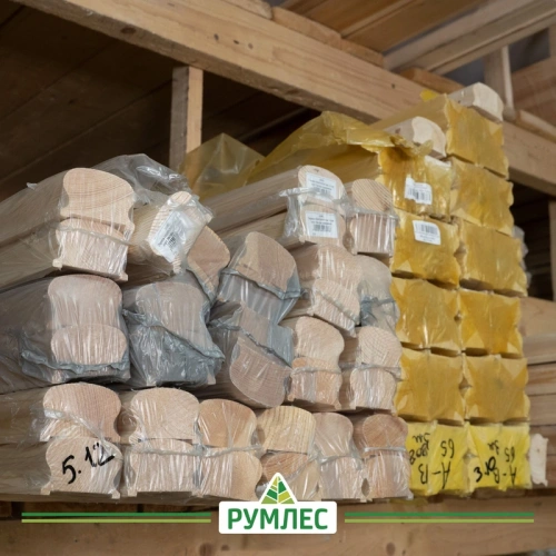 картинка Поручень 45*65*2000мм под окончания и повороты Сосна сорт Экстра сращенный от магазина Румлес