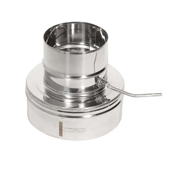 картинка Шибер-переход моно/термо D115/200 нерж.сталь 430-0.8/0.5мм от магазина Румлес