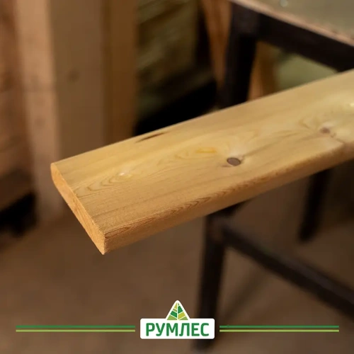 картинка Планкен прямой 20*90*1000мм сорт АВ лиственница от магазина Румлес