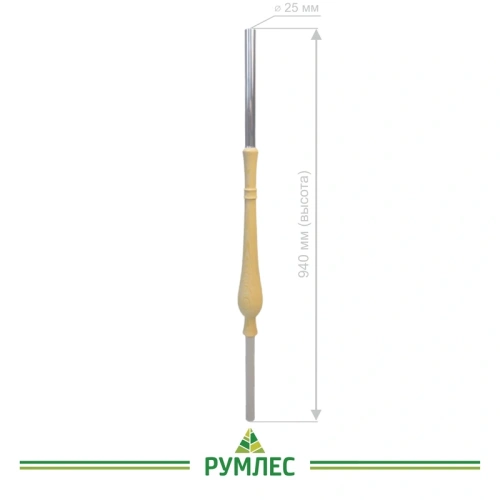 картинка Комбинированная балясина № 17 от магазина Румлес