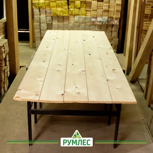 картинка Имитация бруса ель/сосна 12,5*142(135)*1000мм сорт С Киров от магазина Румлес