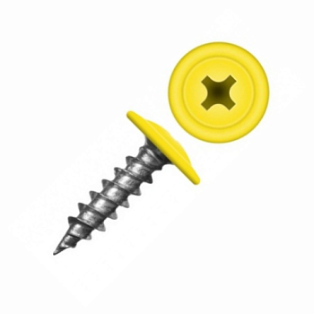 картинка Саморезы с прессшайбой 4.2*19мм RAL 1018 желтый от магазина Румлес