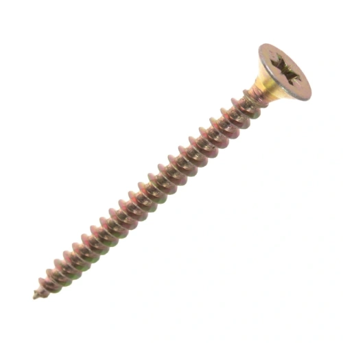 картинка Саморезы универсальные 6*50мм желтый цинк от магазина Румлес