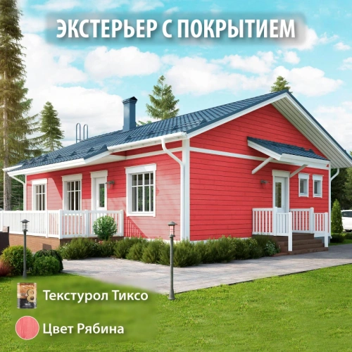 картинка Текстурол ТИКСО Рябина 3л деревозащитное средство от магазина Румлес