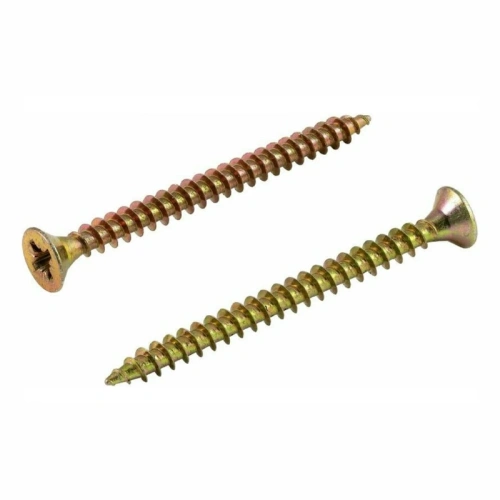 картинка Саморезы универсальные 6*50мм желтый цинк от магазина Румлес