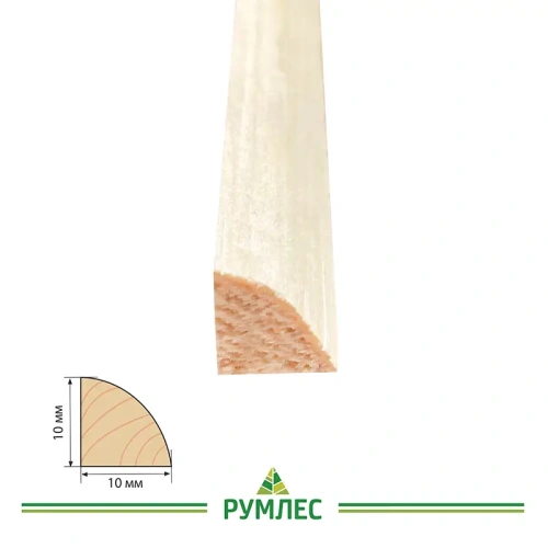 картинка Штапик сосна 10*10*2000мм сорт Экстра от магазина Румлес