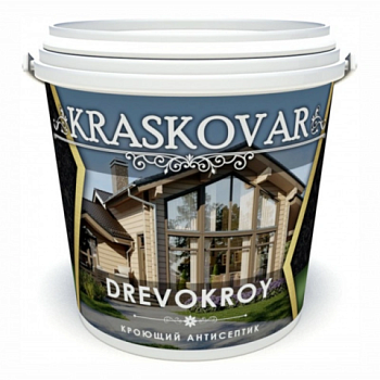 картинка Красковар Антисептик кроющий 2л (RAL 1015 слоновая кость) магазин Румлес являющийся официальным дистрибьютором в России  картинка Красковар Антисептик кроющий 2л (RAL 1015 слоновая кость) от магазина Румлес