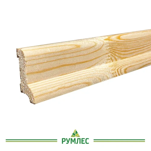 картинка Плинтус евро 52*2000мм сосна сорт Экстра от магазина Румлес