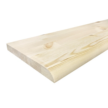 картинка Подоконник 30*250*1500мм Ель/Сосна сорт АВ сращенный (с фаской) от магазина Румлес