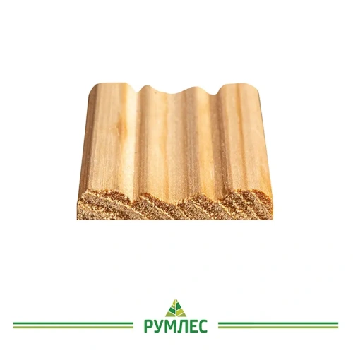 картинка Нащельник фигурный 40*3000мм сосна сорт Экстра от магазина Румлес