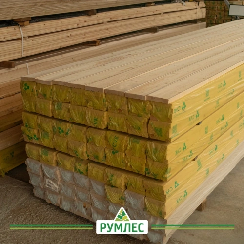 картинка Доска строганая камерной сушки 28*140*6000мм Вельвет сорт АВ ель/сосна от магазина Румлес
