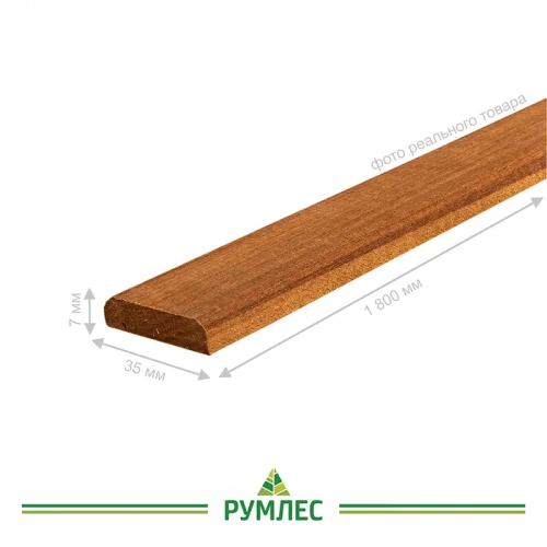 картинка Нащельник термолипа плоский 7*35*1800мм сорт А от магазина Румлес