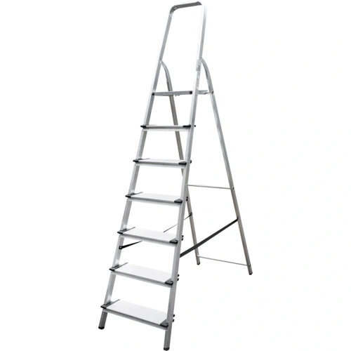 картинка Стремянка алюминиевая Новая Высота 7 ступеней от магазина Румлес