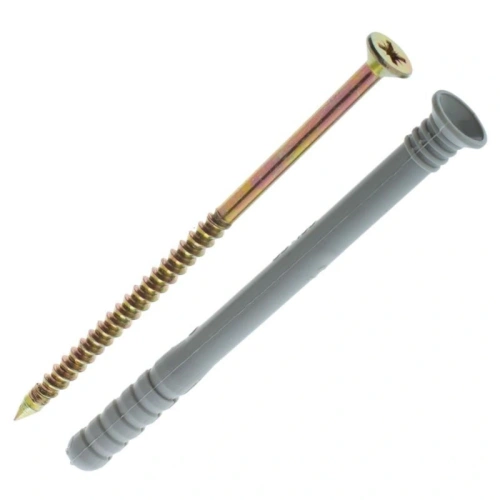 картинка Дюбель с шурупом потай 6*80мм от магазина Румлес