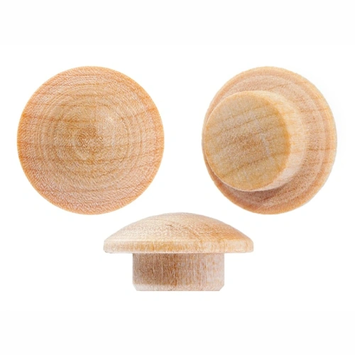 картинка Заглушка на отверстие ПРОФЕССИОНАЛ сфера D14мм береза (10шт/уп) от магазина Румлес