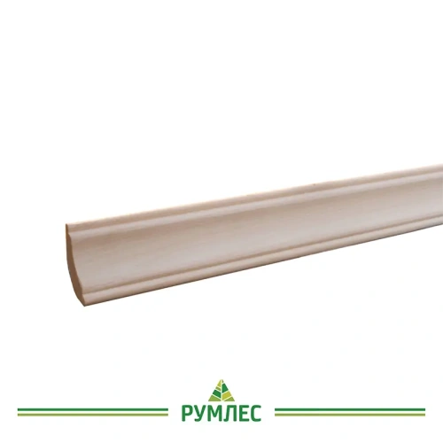 картинка Плинтус осина фигурный 45*2500мм сорт А сращенный от магазина Румлес