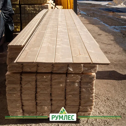 картинка Имитация бруса ИжПрофиль Ель 17*172(152)*6000мм сорт АВ увеличенный шип 20мм от магазина Румлес