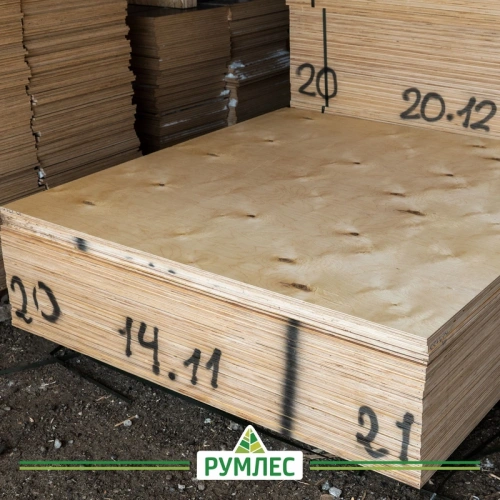 картинка Фанера ФК 20*1525*1525мм сорт 4/4 ГОСТ от магазина Румлес