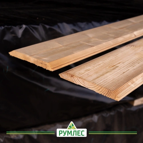 картинка Имитация бруса ель/сосна 21*192(185)*6000мм сорт АВ Киров от магазина Румлес