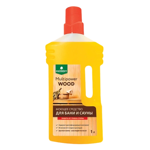картинка Моющее средство для бани и сауны Multipower Wood 1л от магазина Румлес