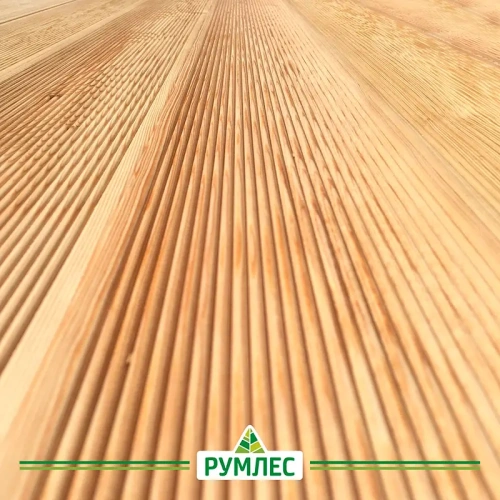 картинка Террасная доска Вельвет 27*142*3000мм сорт Прима лиственница от магазина Румлес