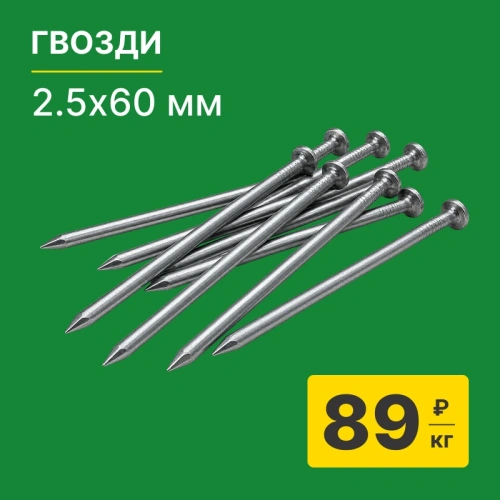 картинка Гвозди 2.5*60мм от магазина Румлес